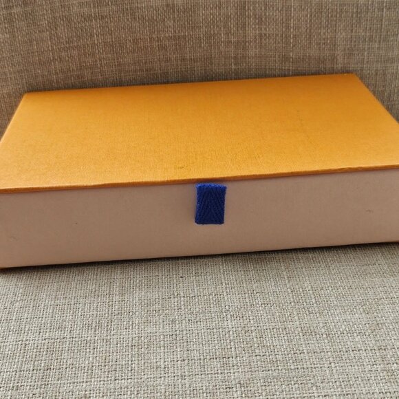 Louis Vuitton Empy Box Yellow Storage Box Authentic LV 8 X 5 inches - Picture 6 of 8
